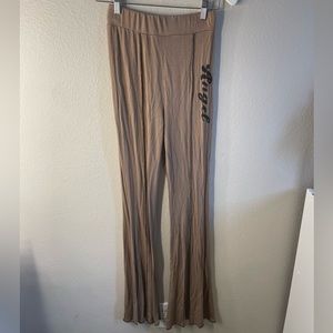 Brown flair pants